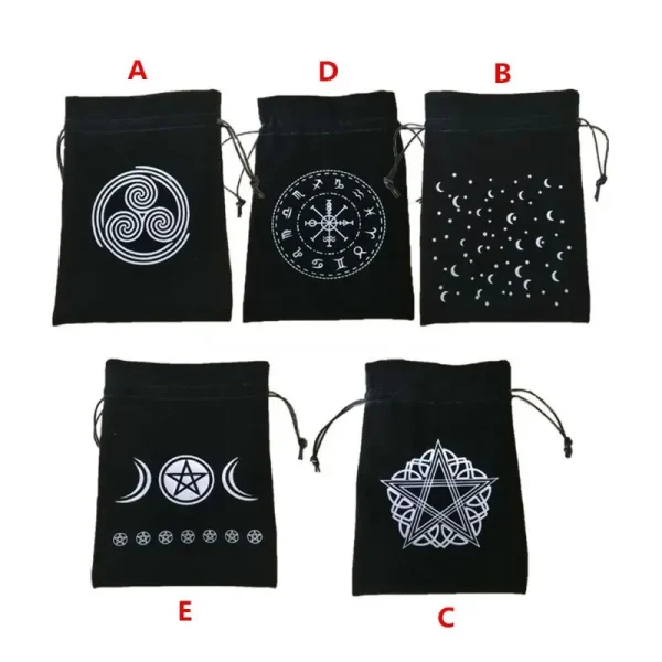 Divination Pendulum Divination Tablecloth Board Game Tarot Velvet Storage Pouch