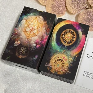 Tarot Deck Divination Universe Moon Tarot Card Fate Divination Tarot Deck Family Entertainment Board Game Fortune-telling Cards