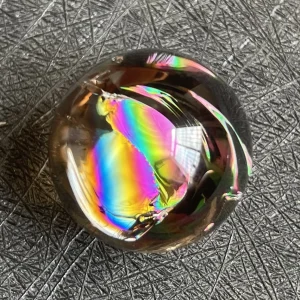 Natural Stone Smoky Crystal Ball Rainbow Sphere Quartz Polished Rock Feng Shui 2022 Decoration Gift Reiki Healing